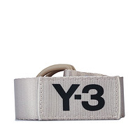 Y-3 Logo 银色环扣腰带