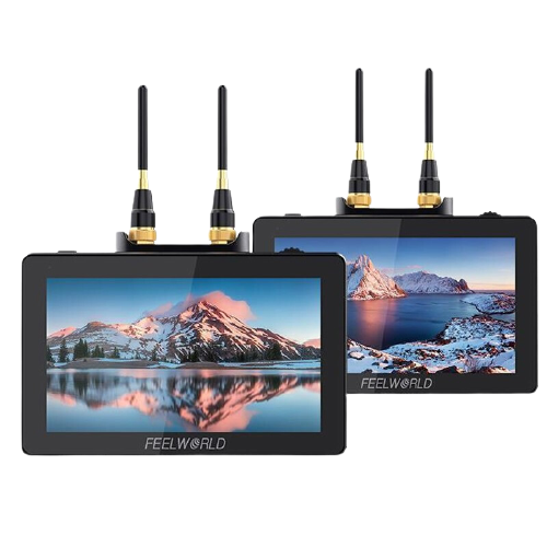 FEELWORLD 富威德 FT6 无线图传监视器 黑色+FR6 无线图传监视器 黑色 套装