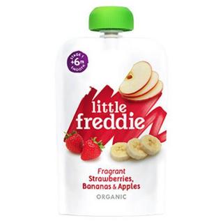 LittleFreddie 小皮 有机果泥 西班牙版 3段 6口味 100g*6袋 萌狮年货大礼盒