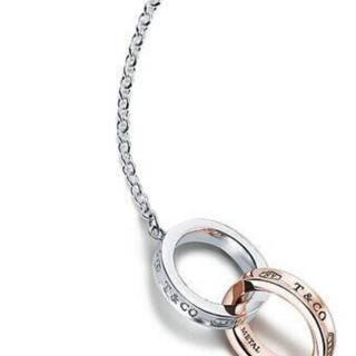 Tiffany&Co. 蒂芙尼 37088412 时尚互锁圈手链 18.4cm