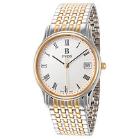 B SWISS BY BUCHERER Classic经典系列 男士石英腕表 00.50001.34.21.21