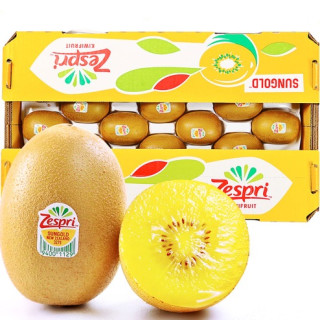 zespri佳沛阳光金果奇异果单果果重90105g10粒