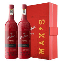 Penfolds 奔富 麦克斯Max's干红葡萄酒 珍藏系列黑金双支礼盒 750ml*2瓶