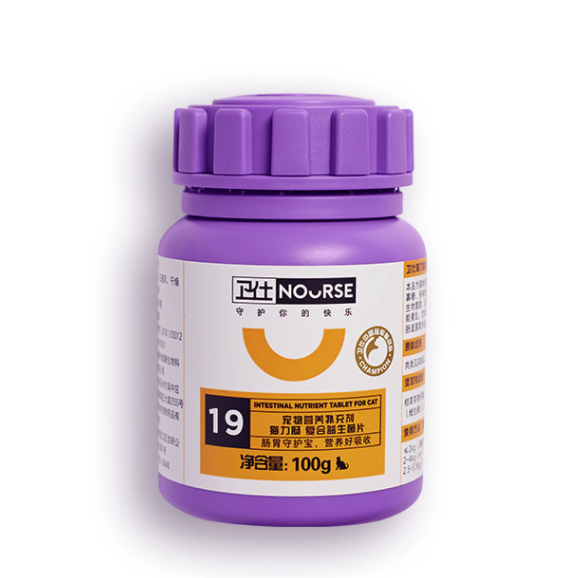 NOURSE 卫仕 猫咪专用 猫力肠 200片，近期好价45.9