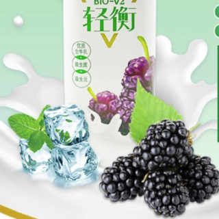 MENGNIU 蒙牛 冠益乳 轻衡 风味发酵乳 桑葚味 450g*8瓶