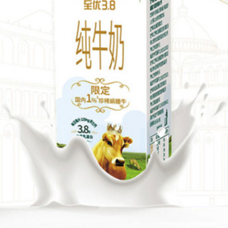 Huishan 辉山 杰茜 至优3.8 纯牛奶 250ml*10盒