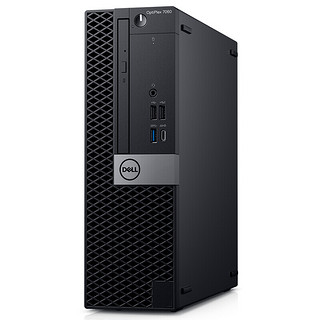 DELL 戴尔 OptiPlex 7070 SFF 九代酷睿版 商务台式机 黑色 (酷睿i7-9700、RX640 4G、16GB、256GB SSD+1TB HDD、风冷)