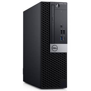 DELL 戴尔 OptiPlex 7070 SFF 九代酷睿版 商务台式机 黑色 (酷睿i7-9700、RX640 4G、16GB、512GB SSD+2TB HDD、风冷)