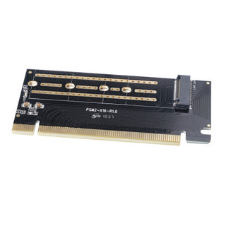奥睿科（ORICO）M.2 NVME/SATA转接卡转PCI-E3.0X16扩展卡SSD固态硬盘 PSM2-X16