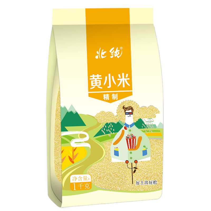 北纯 精制黄小米 1kg