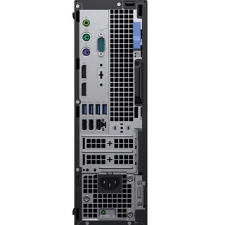 DELL 戴尔 OptiPlex 7070 SFF 九代酷睿版 商务台式机 黑色 (酷睿i7-9700、RX640 4G、32GB、512GB SSD+2TB HDD、风冷)