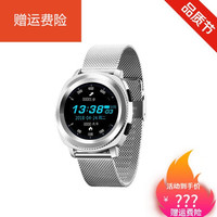 OLOEY圆盘触屏通话智能手表蓝牙手环游泳防水消息提醒测心率运动计步器多功能三星华为苹果oppo小米 蓝牙免提通话