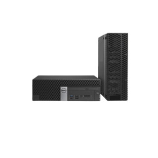 DELL 戴尔 OptiPlex 7070 SFF 九代酷睿版 商务台式机 黑色 (酷睿i7-9700、RX640 4G、8GB、128GB SSD+1TB HDD、风冷)