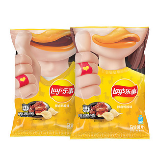 Lay's 乐事 周黑鸭联名款 马铃薯片 辣卤鸭脖味 65g