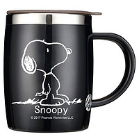 SNOOPY 史努比 DP-5002H 保温杯 420ml 黑色