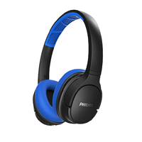 PHILIPS 飞利浦 SH402 耳罩式头戴式动圈降噪蓝牙耳机 蓝色