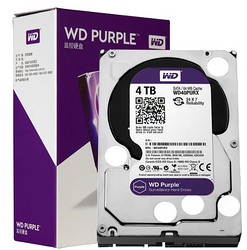 Western Digital 西部数据 西数紫盘WD40PURX 垂直紫盘  4TB