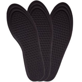 ELEFT 男士鞋垫套装 5675 3双装 黑色 39-45