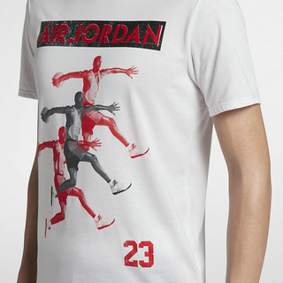 AIR JORDAN Air Jordan Dri-Fit 男子运动T恤 916135-100 白色 XXL