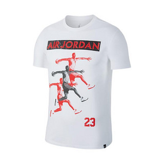 AIR JORDAN Air Jordan Dri-Fit 男子运动T恤 916135-100 白色 XXL