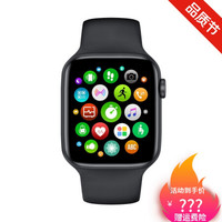 watch6智能手表全屏蓝牙通话手环信息显示测体温支付功能手环 1.75黑色 标配