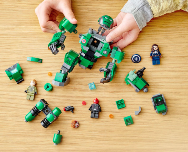 lego乐高超级英雄系列76201卡特队长与九头蛇践踏者