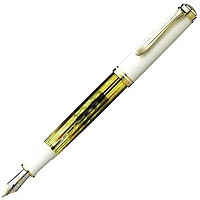 Prime会员：Pelikan 百利金 Souveran M400 钢笔 14K金F尖 玳瑁纹－白