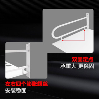 瑷缘 投影仪支架 投影机托盘壁挂架 机顶盒托架 置物架 路由器通用架子 中号（33*25cm）