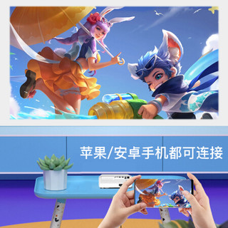 X1投影仪家用超高清4K便携式智能激光家庭影院无线WiFi手机一体机宿舍卧室投墙上看1080P无屏电视机