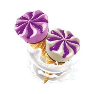 Cutebaby 可爱多 和路雪 迷你可爱多甜筒 蓝莓酸奶口味 冰淇淋家庭装 20g*10支 雪糕（新老包装 随机发货）