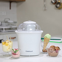Cuisinart 美膳雅 冰淇淋机家用冰激凌小型自动制作儿童酸奶雪糕机