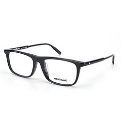 MONTBLANC 万宝龙 眼镜框  001+欧拿1.60折射率防蓝光镜片（赠  擦镜纸30片装+眼罩1片）