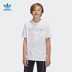 adidas 阿迪达斯 官网 adidas 三叶草 BADGE TEE 儿童装运动短袖T恤GD2754