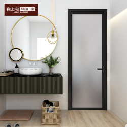 tata木门出品锦上宅厨卫门铝合金玻璃门移门卫生间推拉门lb005