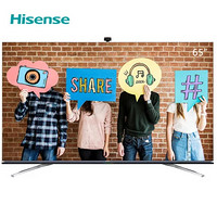 Hisense 海信 hisense) 65S7F 65英寸 4K  智能  枪灰 普鲁士蓝 社交电视