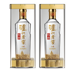 LUZHOULAOJIAO 泸州老窖 特曲晶彩 52度  浓香型白酒 500ml*2瓶