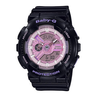 CASIO 卡西欧 BABY-G G-LIDE运动系列 43.4毫米石英腕表 BA-110PL