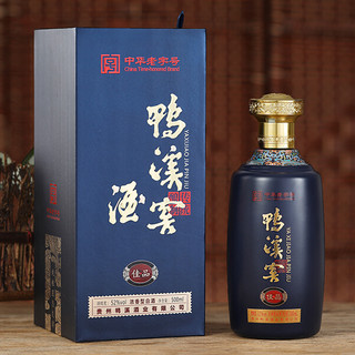 鸭溪窖 佳品 52%vol 浓香型白酒 500ml*6瓶 礼盒装