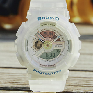 CASIO 卡西欧 BABY-G G-LIDE运动系列 43.4毫米石英腕表 BA-110PL-7A2PR