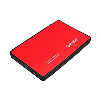 ORICO 奥睿科 2.5英寸 SATA硬盘盒 USB 3.0 USB-B 红色