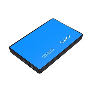 ORICO 奥睿科 2.5英寸 SATA硬盘盒 USB 3.0 USB-B 蓝色