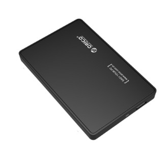 ORICO 奥睿科 2.5英寸 SATA硬盘盒 USB 3.0 USB-B 黑色