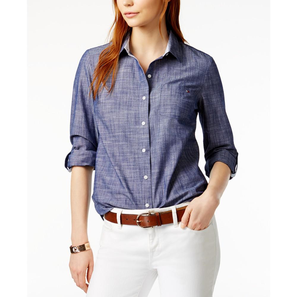 TOMMY HILFIGER 汤米·希尔费格 女士长袖衬衫