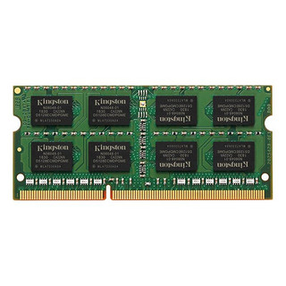 Kingston 金士顿 KVR系列 DDR3 1600MHz 笔记本内存 普条 绿色 4GB KVR16LS11/4-SP