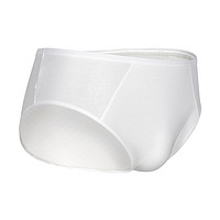 LUCKMEEY 幸棉 Free系列 男士一次性纯棉三角内裤套装 21F11001 7条装 白色 XXL