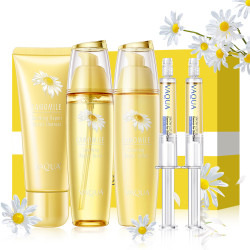 vaqua活泉洋甘菊安肌礼盒护肤品套装补水舒缓红血丝