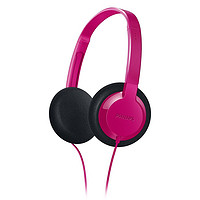 PHILIPS 飞利浦 SHK1000BL 耳罩式头戴式有线耳机 粉色 3.5mm