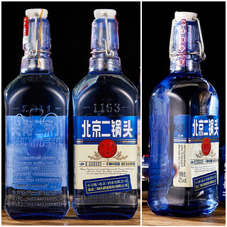 YONGFENG 永丰 北京二锅头 蓝瓶42度纯粮酒500ml纯粮酒 蓝瓶12瓶整箱装