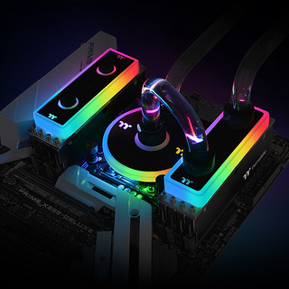 Thermaltake 曜越 WaterRam DDR4 3600MHz RGB 台式机水冷内存 灯条 银色 32GB 8GBx4 CL-W262-CA00SW-A