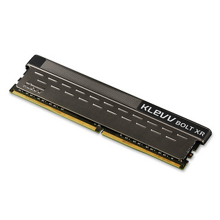 KLEVV 科赋 雷霆BOLT XR系列 DDR4 3600MHz 台式机内存 马甲条 灰色 32GB 16GB*2 KD4AGU880-36A180C